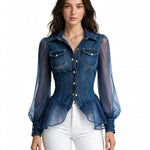 Cassidy Denim Blouse