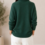 Women's Relaxed V-Neck Knit Jumper