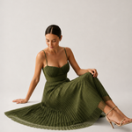 Tamara | Long Midi Dress with Corset
