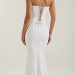 Long Lace Dress with Isabella Corset