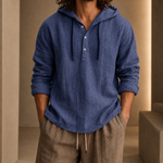 Bruno | Camicia Casual con Cappuccio