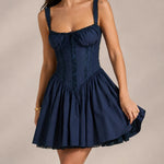 Elara | Off-Shoulder Corset Mini Dress
