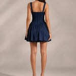 Elara | Off-Shoulder Corset Mini Dress