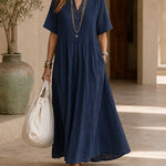Willow | Pintuck Cotton Maxi Dress