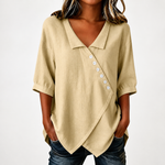 Audrey Cotton and Linen Blouse