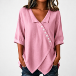 Audrey Cotton and Linen Blouse