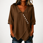 Audrey Cotton and Linen Blouse