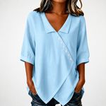Audrey Cotton and Linen Blouse