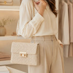 Amara | Woven Chain Shoulder Bag