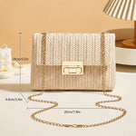 Amara | Woven Chain Shoulder Bag