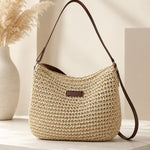 Elena | Woven Hobo Shoulder Bag