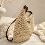 Elena | Woven Hobo Shoulder Bag