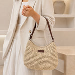 Elena | Woven Hobo Shoulder Bag