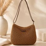 Elena | Woven Hobo Shoulder Bag