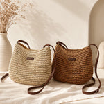 Elena | Woven Hobo Shoulder Bag