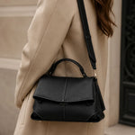 Vivienne | Sculpted Fold Satchel