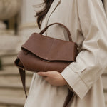 Vivienne | Sculpted Fold Satchel