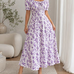 Clara | Floral Smocked Midi Dress