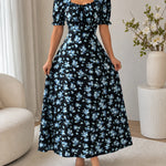 Clara | Floral Smocked Midi Dress