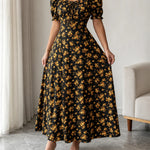 Clara | Floral Smocked Midi Dress