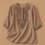 Martha | Verena Cotton and Linen Blouse