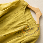 Adeline Cotton and Linen Blouse