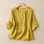 Adeline Cotton and Linen Blouse