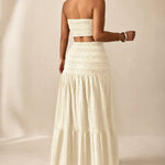 Aria | Smocked Maxi Skirt Set