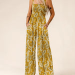 Camille | Smocked Wide-Leg Jumpsuit