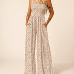 Camille | Smocked Wide-Leg Jumpsuit