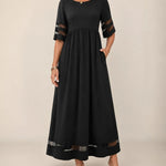 Aubrey™ – Flattering Tummy-Smoothing Midi Dress