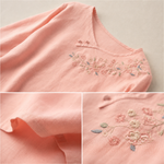 Amoura Cotton and Linen Blouse