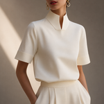 Amelie High Neck Blouse