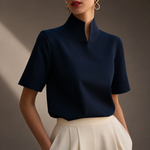 Amelie High Neck Blouse