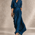 ISMERIA | PLEATED MAXI ENSEMBLE