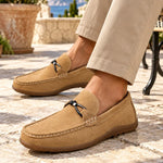Men's Suede-Look Slip-On Loafers