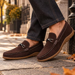 Men's Suede-Look Slip-On Loafers
