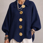 Elara | Oversized Button Knit Cardigan