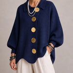 Elara | Oversized Button Knit Cardigan
