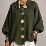 Elara | Oversized Button Knit Cardigan