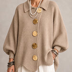 Elara | Oversized Button Knit Cardigan