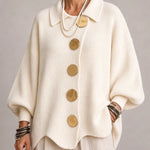 Elara | Oversized Button Knit Cardigan