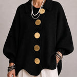 Elara | Oversized Button Knit Cardigan