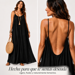Noemi | Open back dress