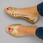 FLORENCE | Metallic Shine Sandals