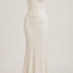 Long Lace Dress with Isabella Corset
