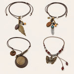 4pcs Boho Pendant Set