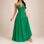 Solara | Grace Halter Maxi Dress