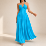 Solara | Grace Halter Maxi Dress