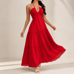 Solara | Grace Halter Maxi Dress